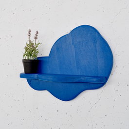 Hanah Home Meh223 Estantería Decorativa de Madera Azul